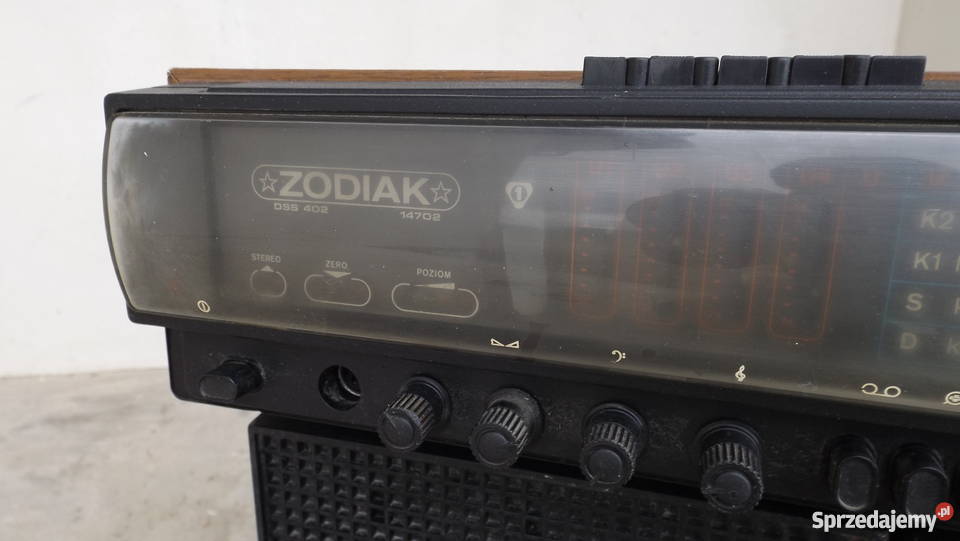 Radio Unitra ZODIAK z kolumnami Sprawne Grodziczno