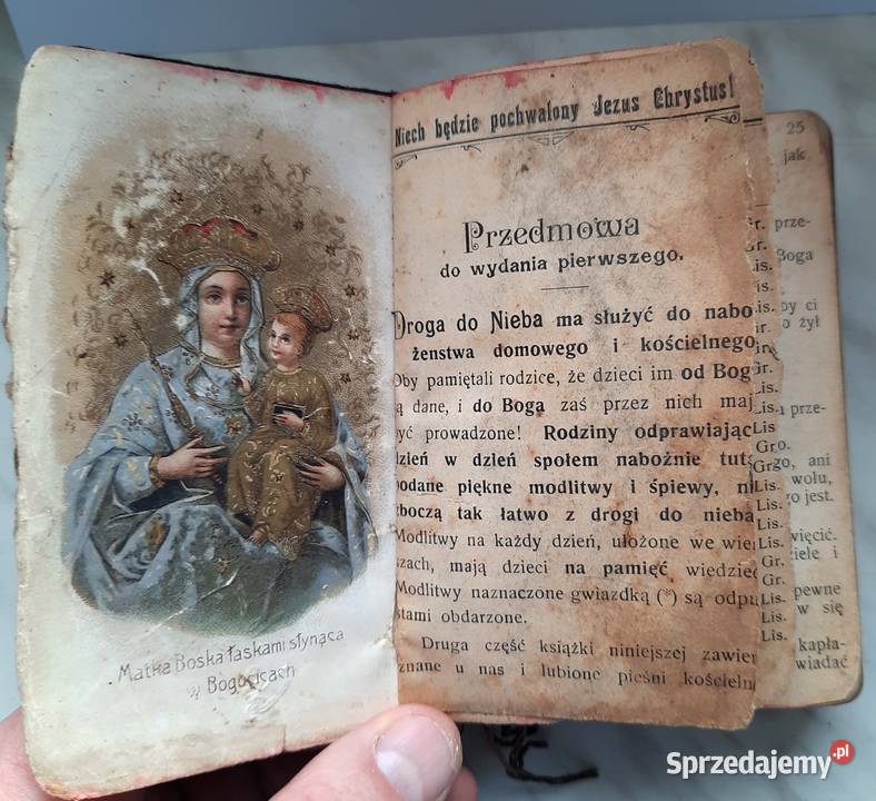 Stara Książeczka do Nabożeństwa Bogucice 1902 śląskie