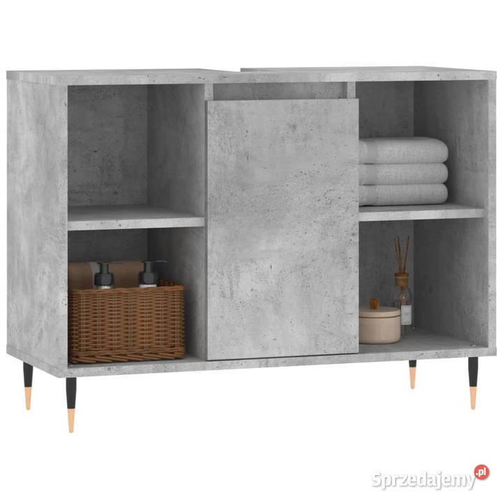 Szafka łazienkowa szarość betonu 80x33x60 Warszawa