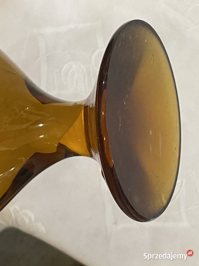 Wazon KIS z PRL szkło artystyczne