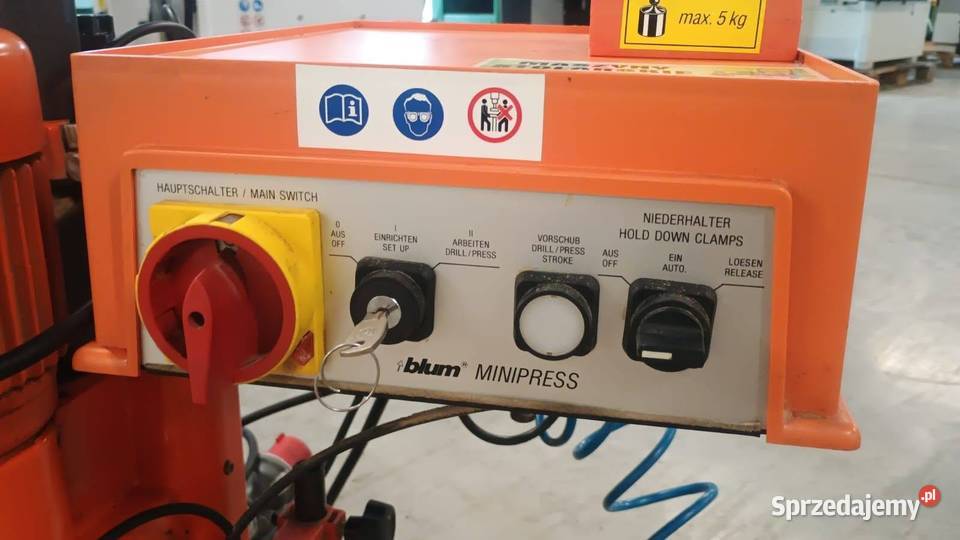 Wiertarka BLUM MINIPRESS Wiertarka do zawiasów Kalwaria Zebrzydowska sprzedam