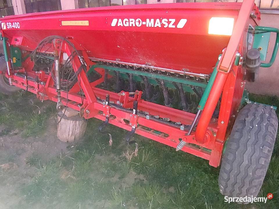 Agromasz sr400 siewnik zbożowy talerzowy Agromasz podkarpackie Zarszyn sprzedam