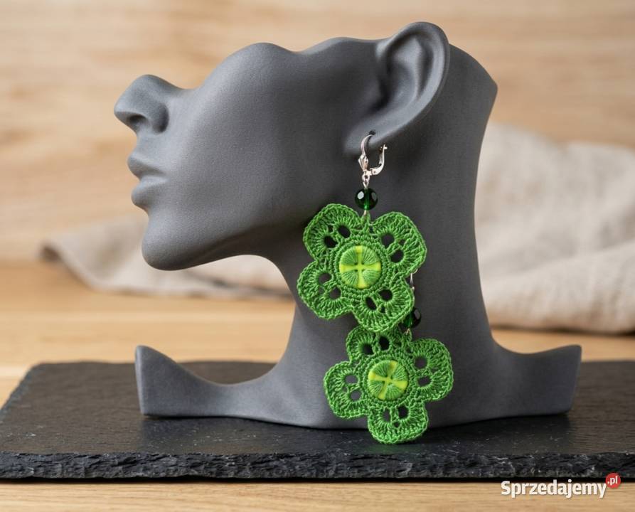 Szydełkowy jubilerkończynki na szczęście Pozostałe Sochaczew