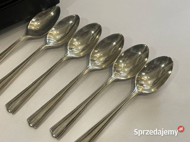 Srebrne łyżeczki do espresso próba 925 elegancki Antyki, Sztuka, Kolekcje Kraków