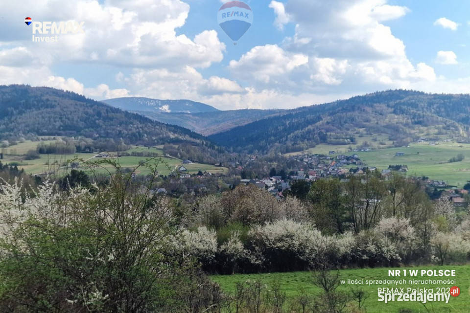 Działka z pięknym widokiem śląskie Wieprz