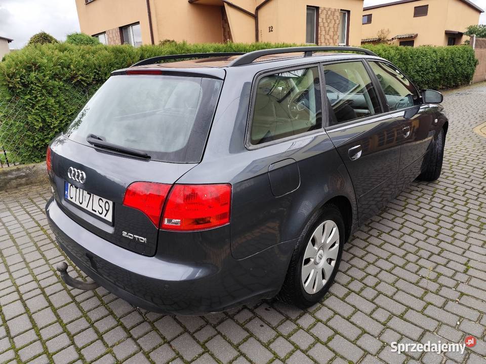 Audi A4 B7 20 TDI 136 Wersja bez DPF Skrzynia 6 nieuszkodzony Kęsowo