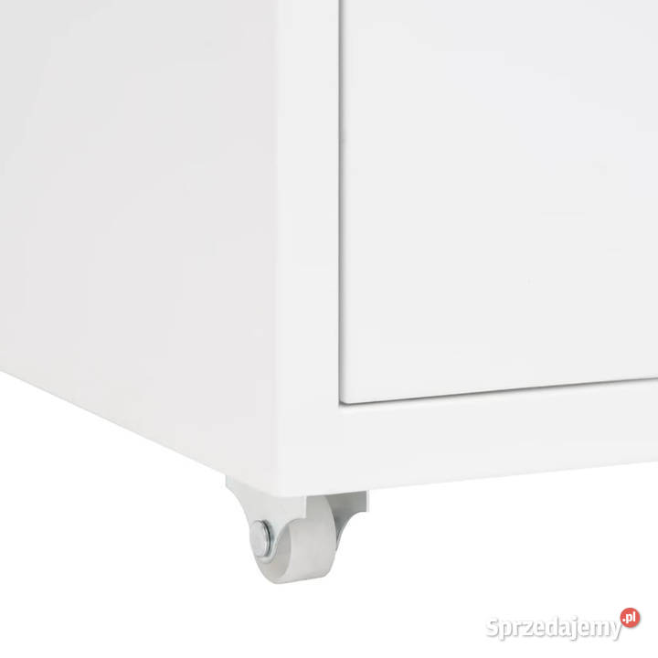 Mobilna szafka kartotekowa biała 28x41x69 mazowieckie Warszawa