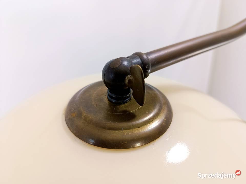 Mosiężna lampa podłogowa vintage Zielona Góra