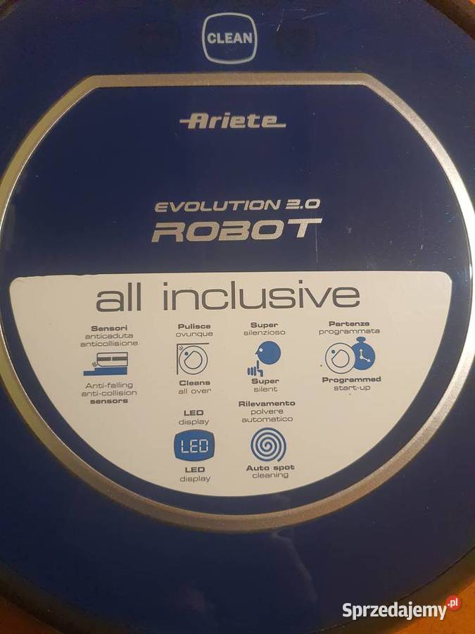 Duży Robot odkurzający Ariete Evolution 20 Łódź sprzedam