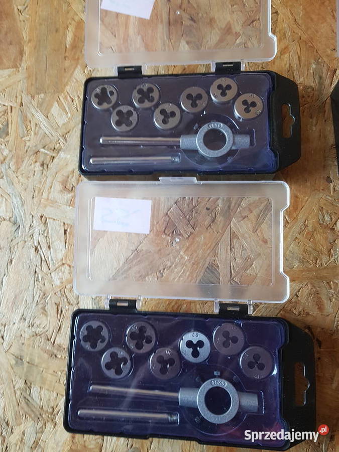 Narzynki warsztatowe 7 el do gwintowania