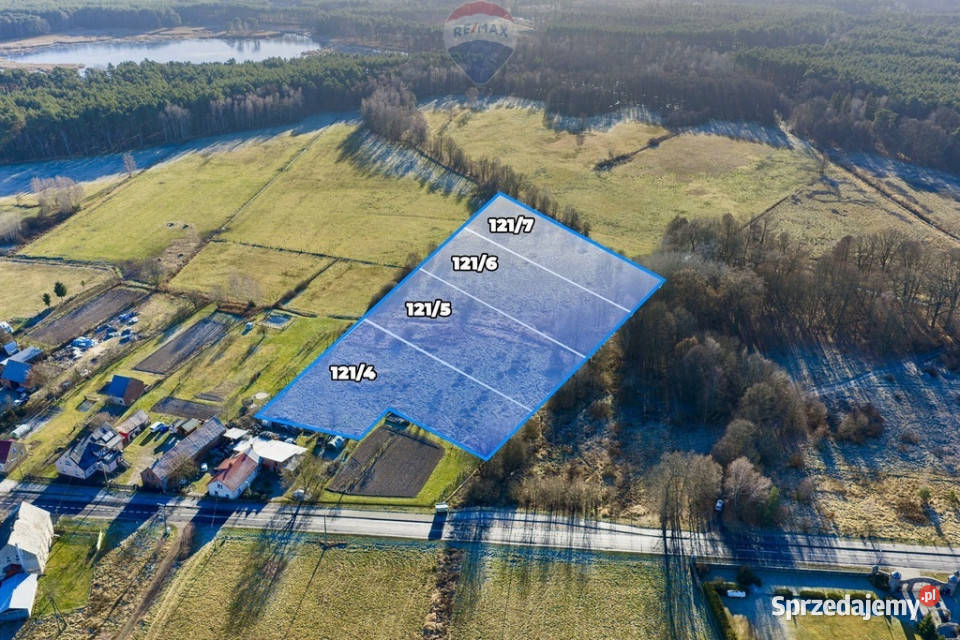 Na sprzedaż 4 działki rolne łącznie 18479 m Chełm Żarski