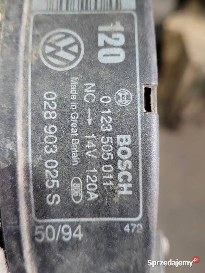 ALTELNATOR 120 A 14 v ww Układ elektryczny Łosice