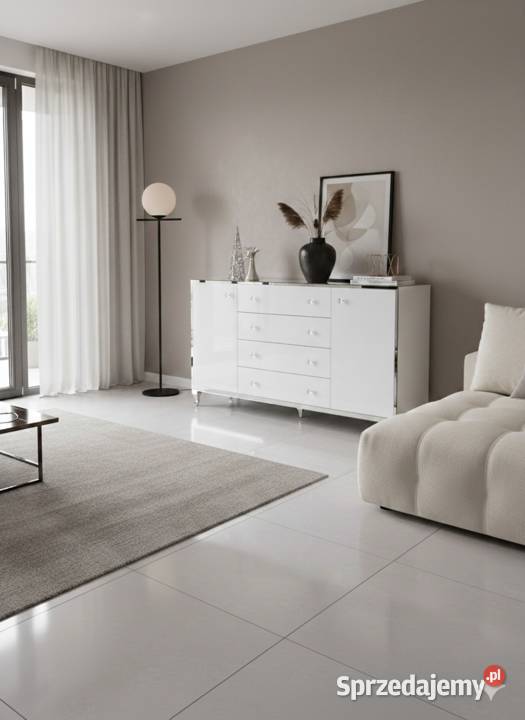 Komoda Lustrzana Meble Glamour Komoda z Cichym Komody wielkopolskie