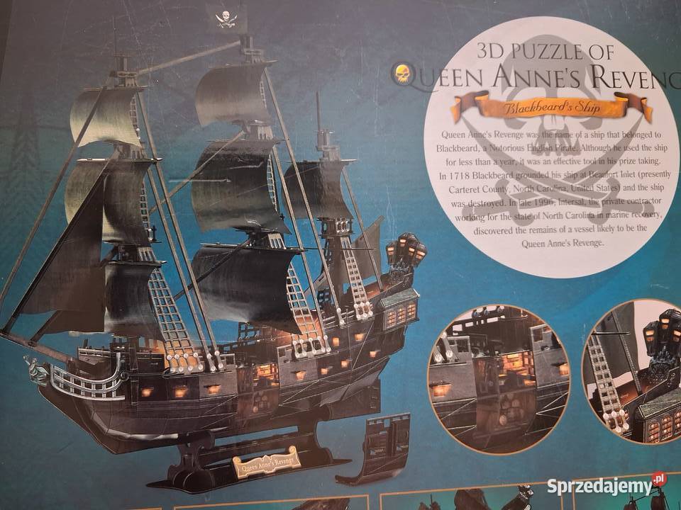 Trójwymiarowe puzzle 3D z Led