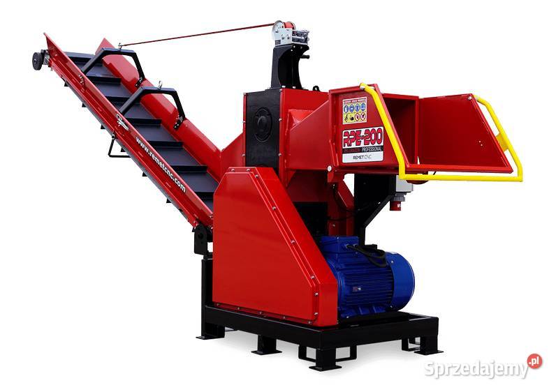Rębak REMET CNC RPE200 22 kW taśmociąg 4 m 8 Malbork