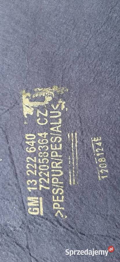 WYGŁUSZENIE MASKI OPEL INSIGNIA A OPC 13222640 pomorskie Kościerzyna