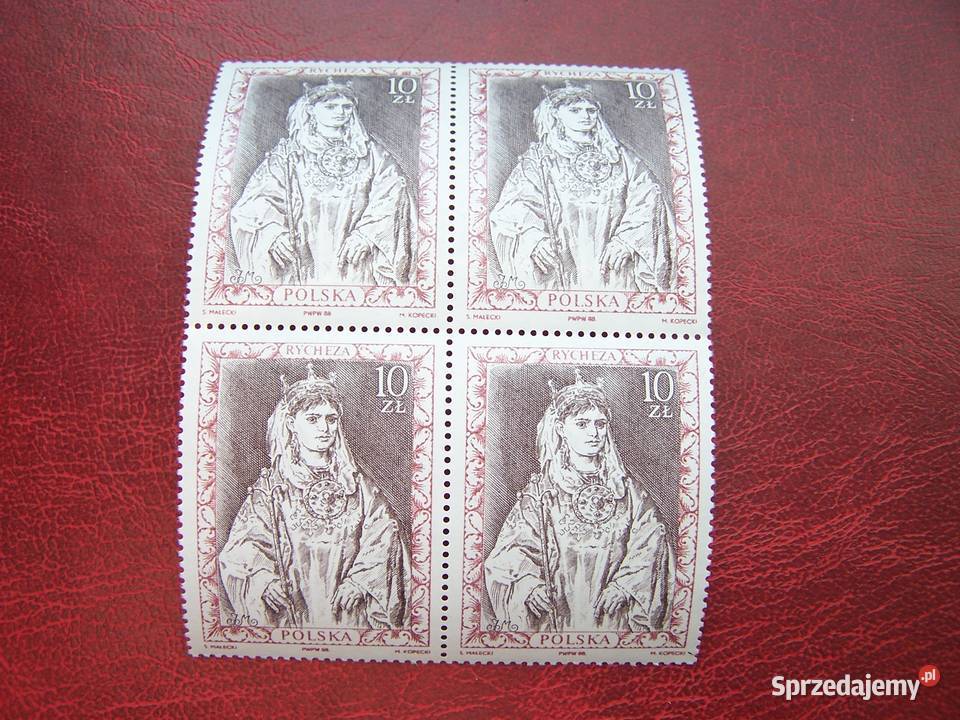 Polska 1988 MNH Poczet Królów Rycheza 4x Tychy