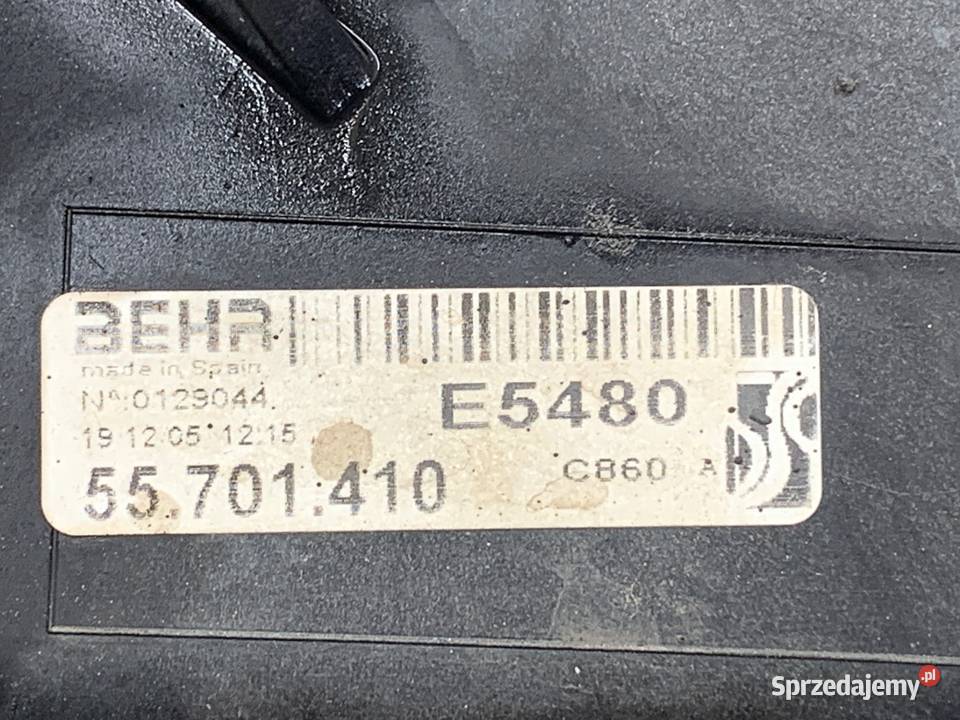 WENTYLATOR CHŁODNICY FIAT GRANDE PUNTO 14 77 sprzedam