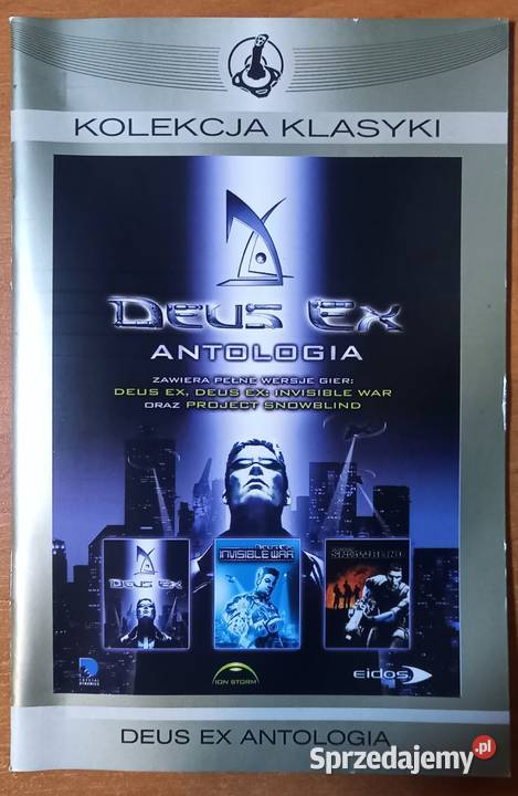Gry na PC Deus Ex Antologia kolekcja klasyki mazowieckie Małkinia Górna