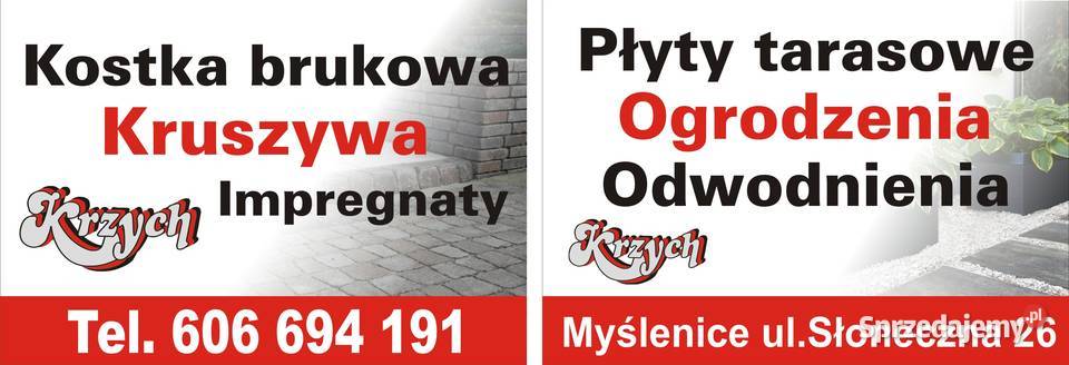 Obrzeże granitowe 6x20 granit kostka brukowa małopolskie Myślenice