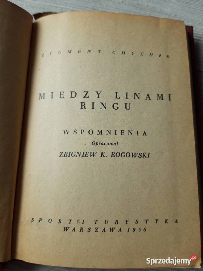 Między linami ringu Zygmunt Chychła Zbigniew K Bielsko-Biała
