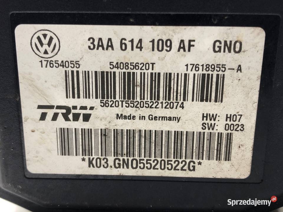 POMPA ABS VW CC B7 3AA614109AF 20 200 1116