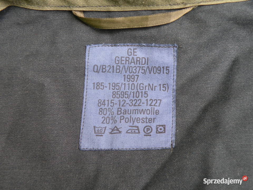 Parka BW tropentarn Gr15 czarna