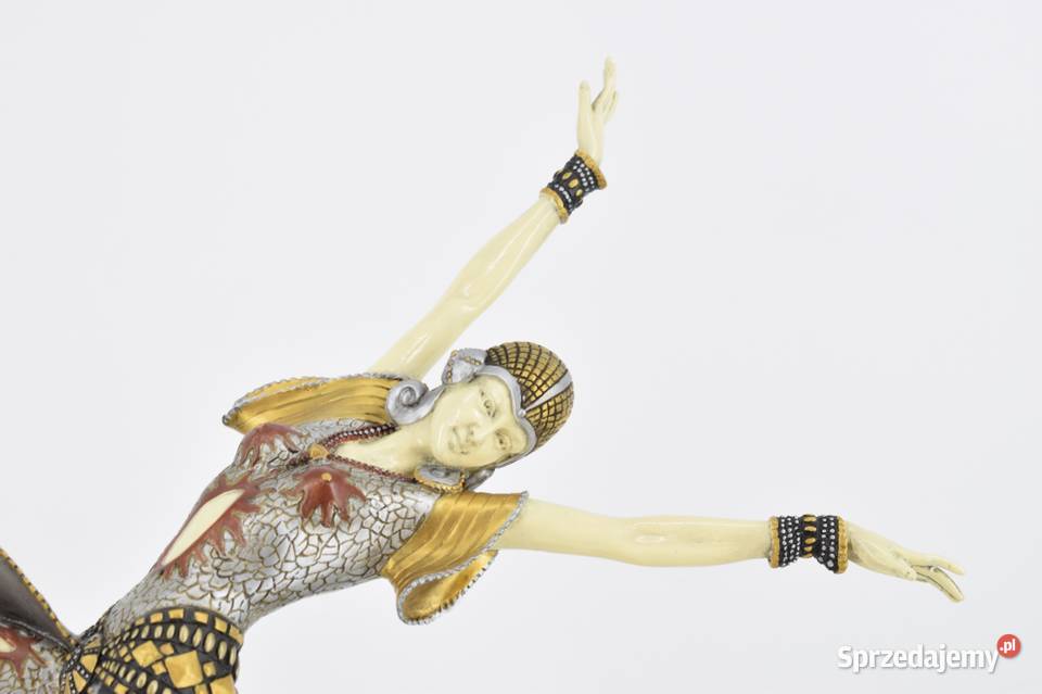 Demetre Chiparus Zmysłowa Tancerka Kobieta Art Kraków