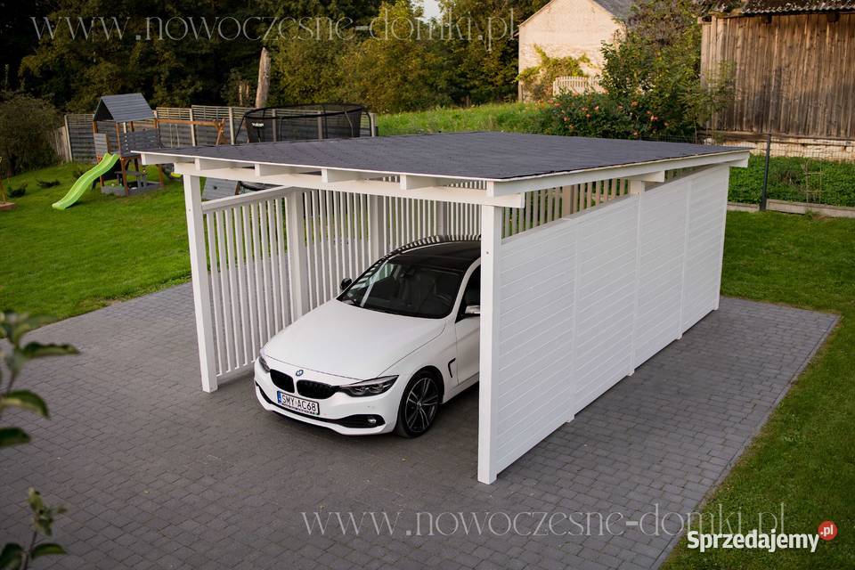 Wiata samochodowa drewniana Verona 4x6 Producent Wrocław