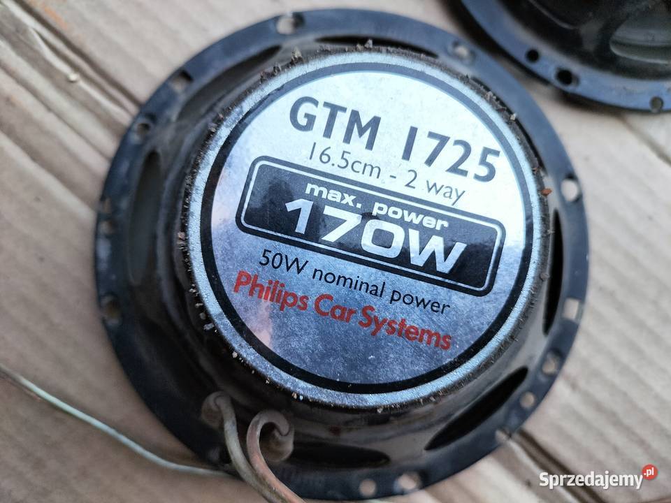 GŁOŚNIK GŁOŚNIKI PHILIPS 175W GTM 1725 2 Kamień-Kolonia
