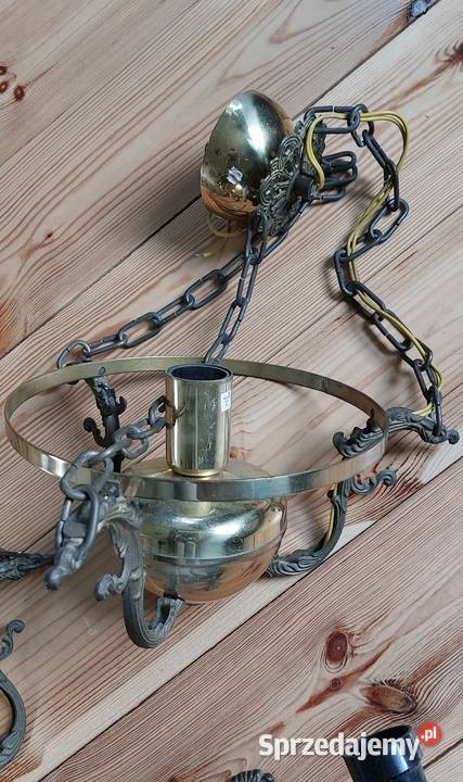 Lampa kinkiet Polam Meos PRL lubuskie Błotno