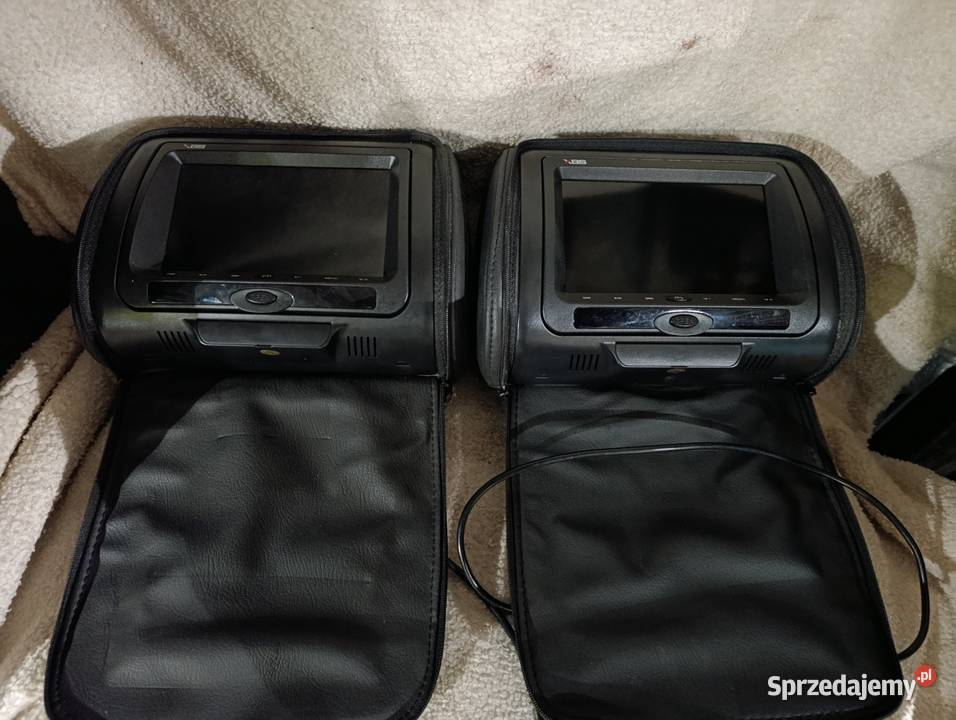 Zagłówkek z monitorem dvd 2sztuki osobowe Kobylnica sprzedam