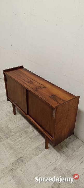 komoda bytomska pod telewizor PRL design vintage Radomsko