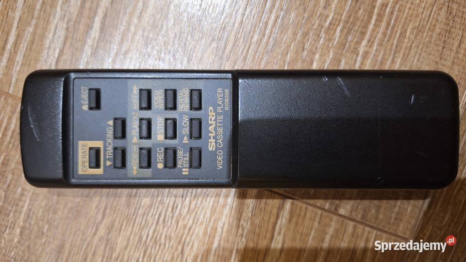 Pilot SHARP G1063GE video cassette player Legionowo