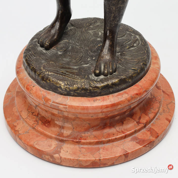 Artexpert Figura z brązu grajek chłopiec grający Szczecin