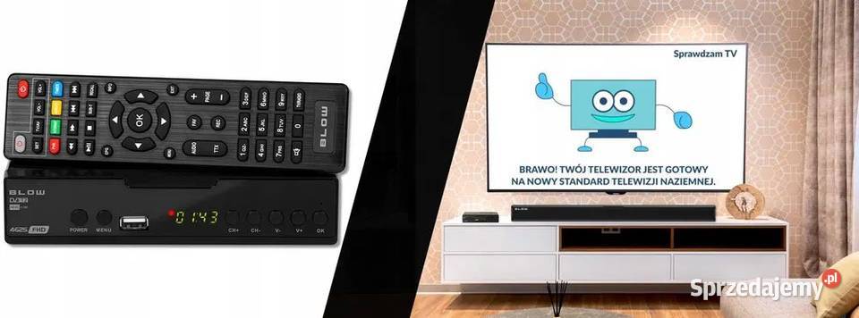 Dekoder DVBT2 TV Naziemnej H265 HEVC Nowy mazowieckie Warszawa