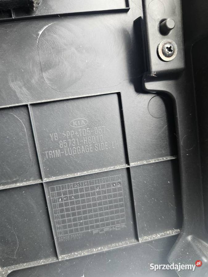 KIA RIO IV TAPICERKA BOCZEK BAGAŻNIKA LEWY TYŁ Warszawa sprzedam