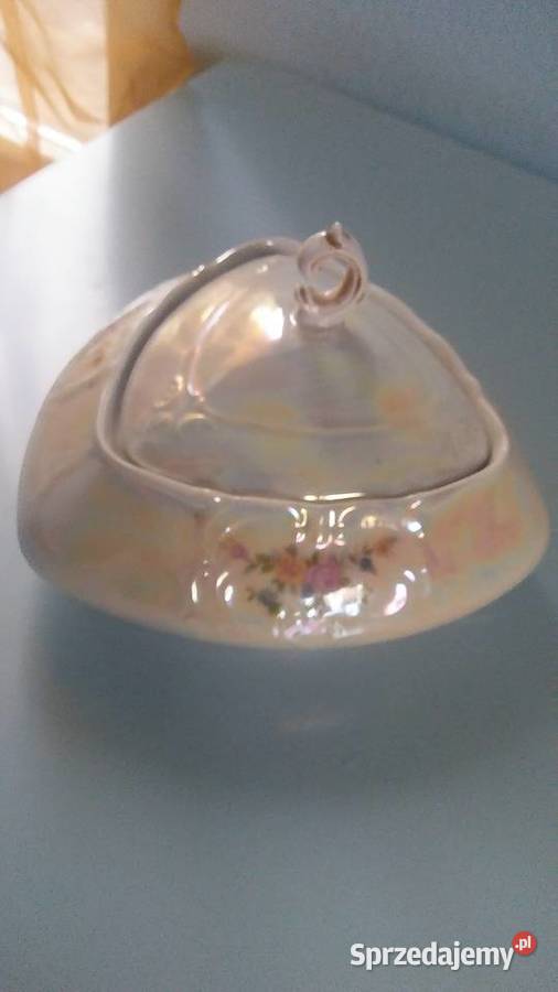 Duża bomboniera porcelana Bogucice Porcelana i szkło Łódź