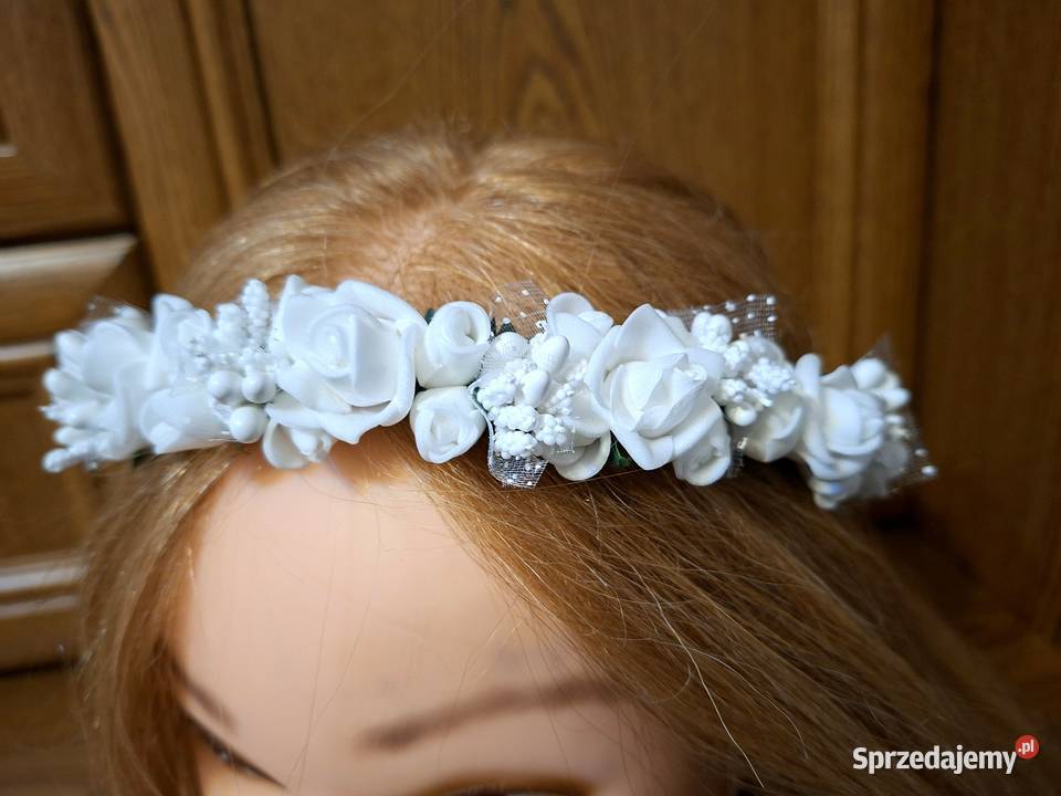 Wianek komunijny śnieżnobiały Dla Dziecka Borów