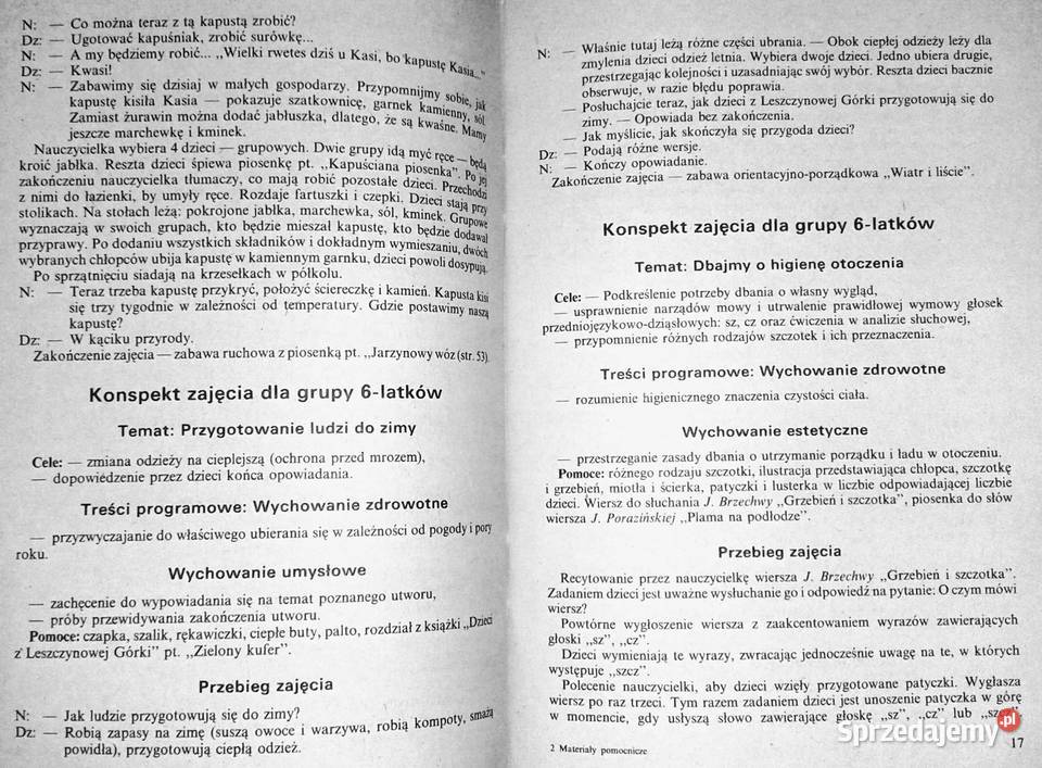 Materiały pomocnicze opiekunów klubów Wiewiórka Chełm sprzedam