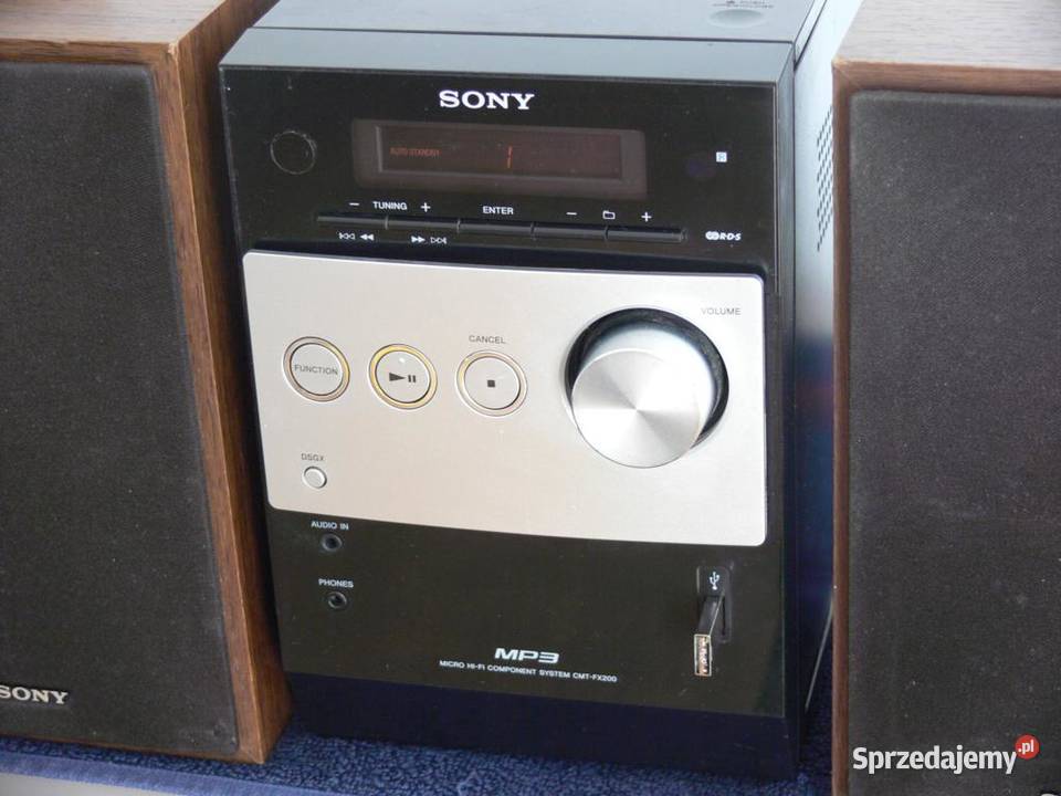 Wieża Sony HCDFX200 pil USB mp3 CD RDS AUX Jasło sprzedam