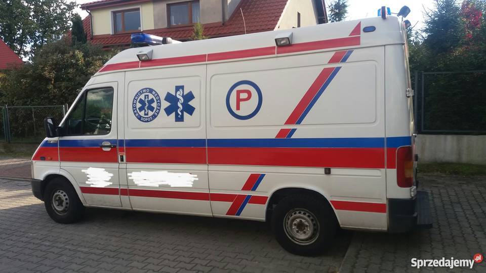 Ambulans karetka Volkswagen Lt 35 klima Biskupiec-Kolonia Druga