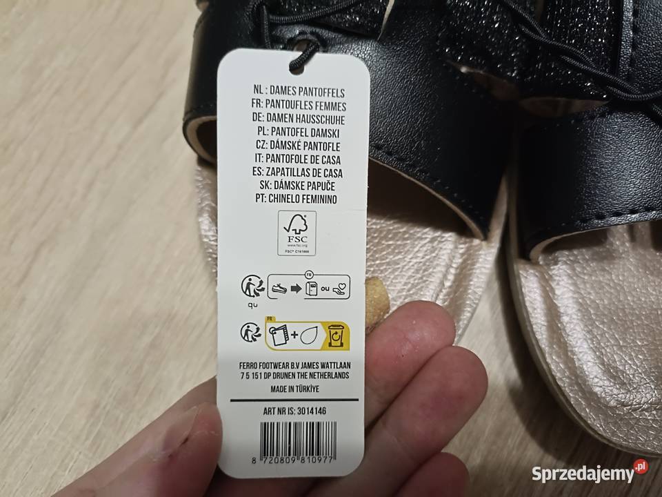 Klapki damskie 37 Kwidzyn