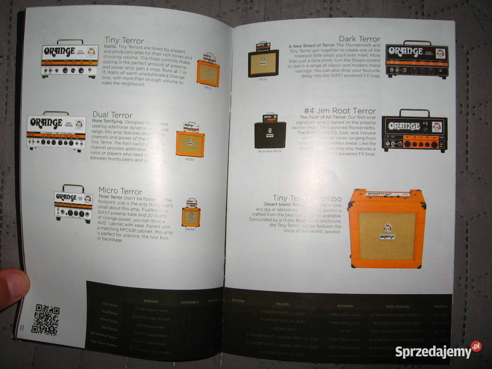 Orange Amps Guitar Amplifiers 2014 catalog Kępice sprzedam