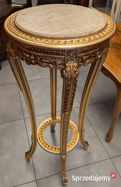 Piękny wysoki stolikkwietnik wys111 złotysklep Stoliki kawowe i ławy Dąbrowa Górnicza sprzedam