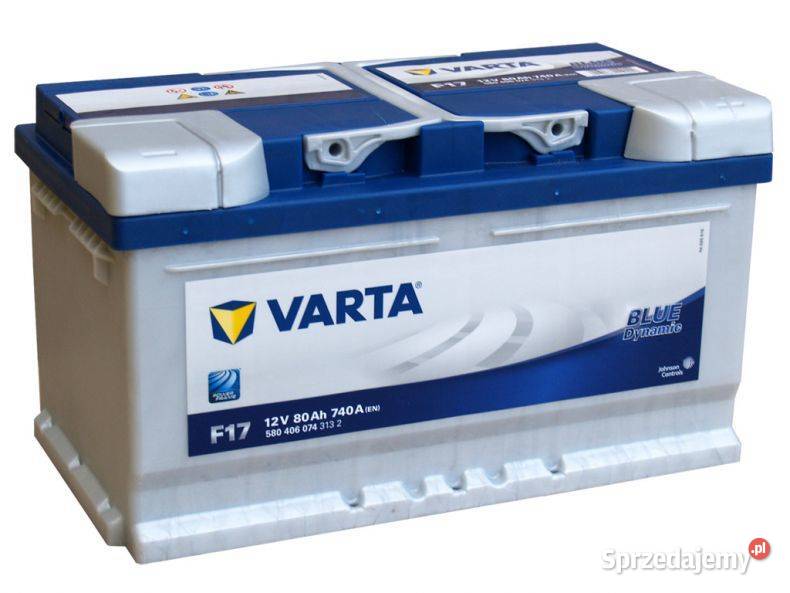 Akumulator VARTA Blue Dynamic F17 80Ah 740A EN mazowieckie