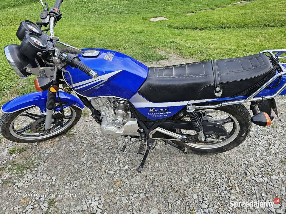 Romet K 125 125 3 Stan gotowy do jazdy idealny elektryczny starter Romet Motocykle, skutery, quady Sędziszów Małopolski