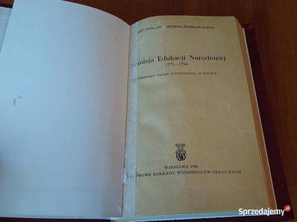 Komisja Edukacji Narodowej 17731794 pierwszy Książki naukowe i popularnonaukowe Gdańsk