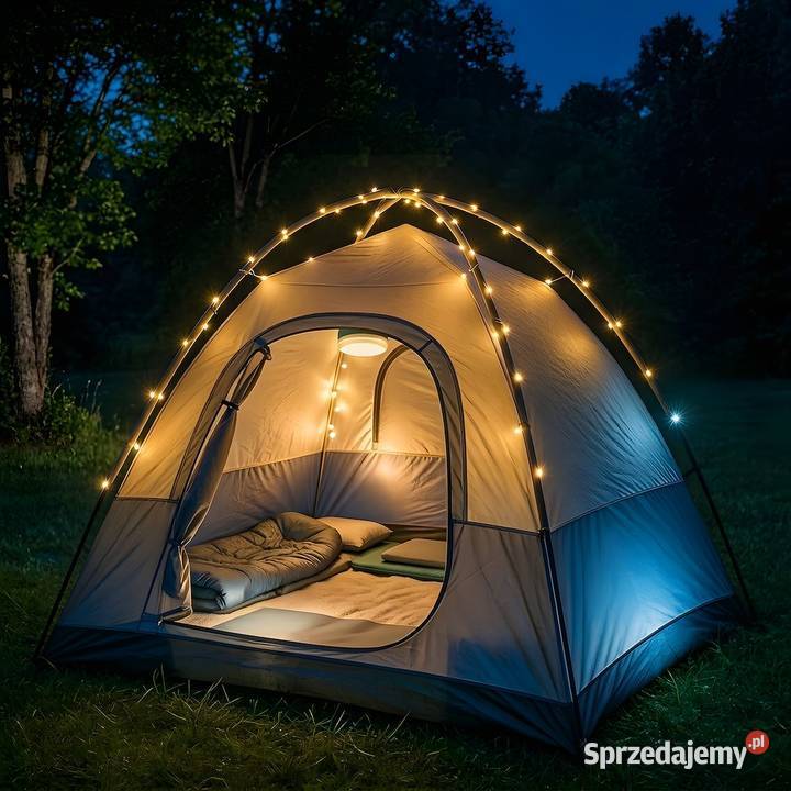 Lampka Solarna Corda 9000K 8m 3000K IP44 śląskie Starokrzepice