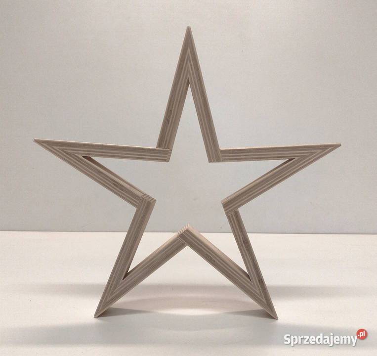 Drewniana Gwiazda Boże Narodzenie Dekoracja Baza Boże Narodzenie Bytom sprzedam